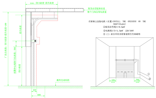 提高提升提升門多種提升方式設(shè)計(jì)圖